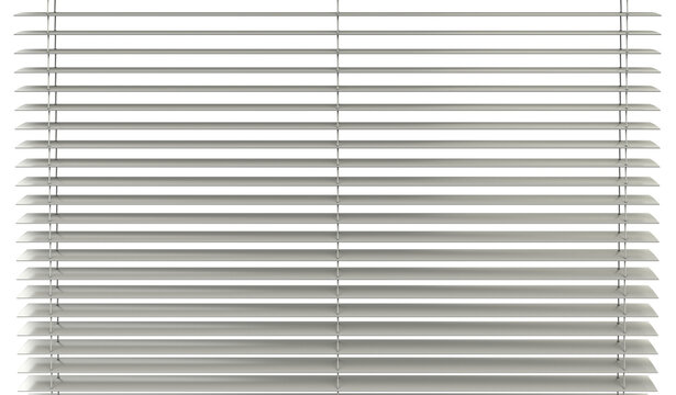 PNG White Window Blinds 3D Render