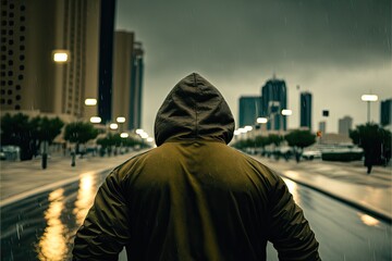 person in the city