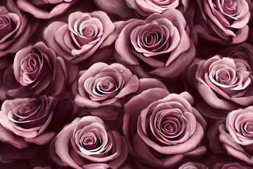 A Bouquet of Pink Roses for a Beautiful Wedding Day.