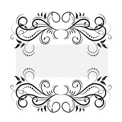 Luxurious frame, exquisite background. Victorian style. Calligraphic brush, royal lines. For your holiday invitations, cards, greetings. Creates a special mood.