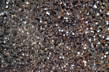 Paillettenhintergrund in Gold und Silber