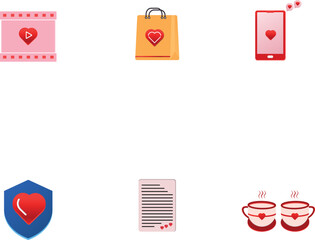 Valentine icon collection