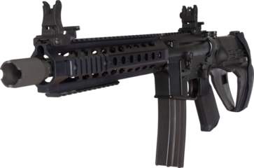 Stabilizing brace on an AR-15