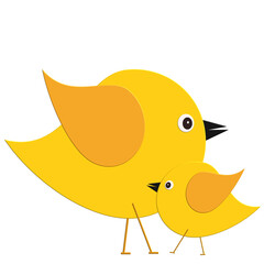 graphic birds cartoon