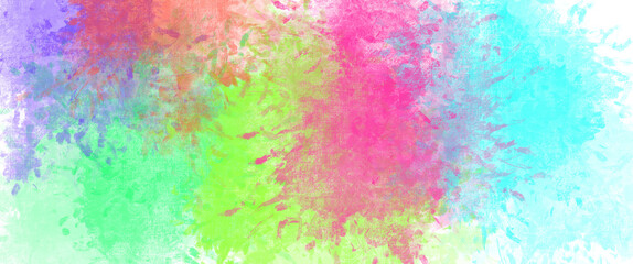 abstract watercolor background with splashes
