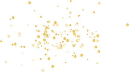 Confetti gold dots