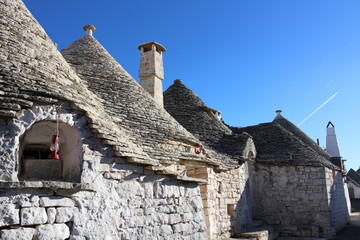 Old town with many "Trulli" in Alberobello, Italy