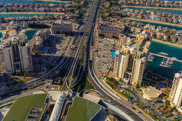 Fototapeta na wymiar Dubai, UAE, Palm Jumeira