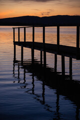 Sonnenuntergang Kochel am See