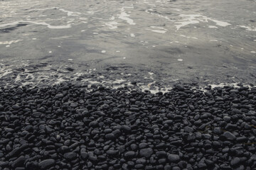 Beach pebbles on the north coast