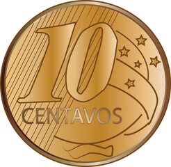 10 cents real coin