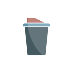 Disposable cup icon vector design templates
