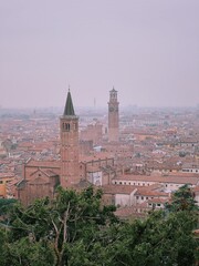 Fototapeta na wymiar panorama view Verona italy