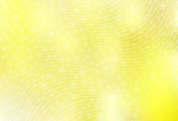 Light Yellow vector Blurred decorative design in abstract style with bubbles.