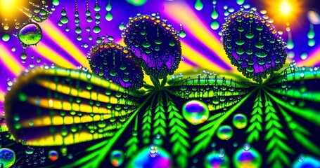 MJ fractalic evolution illustrations in sequence of 100 illustrations in 4K