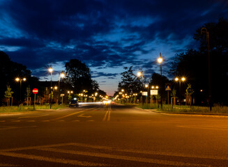 Fototapeta premium City evening