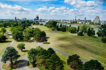 Fototapeta premium view taken in cologne germany, north europe