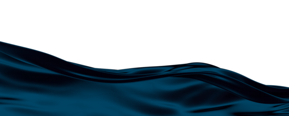 abstract blue wave background, night simple and elegant 3d render wallpaper