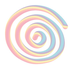 3d spiral swirl