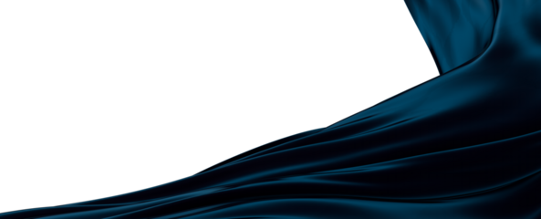 abstract blue wave background, night simple and elegant 3d render wallpaper