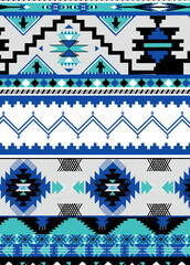 set of borders blue carpet pattern