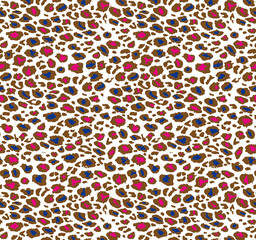 leopard color pattern vivid pattern