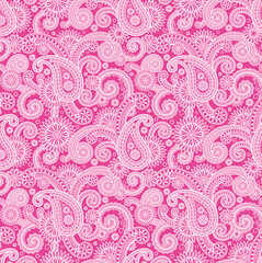 paisley pattern textile digital printing