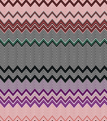 zigzag pattern colorful