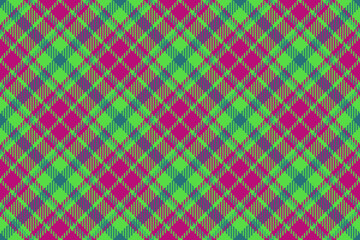 Fabric pattern vector. Seamless plaid tartan. Texture check textile background.