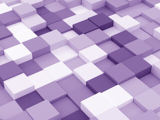 3d rendered abstract soft purple background with square shape