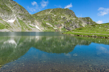 Fototapeta na wymiar Rila Mountain around The Seven Rila Lakes, Bulgaria