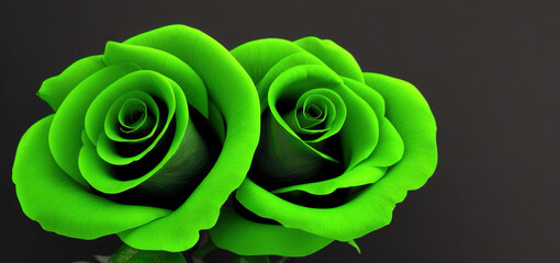 Green Roses, generative AI