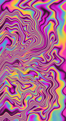Abstract psychedelic background with rainbow smudges and stains, like on gasoline film. Vertical format for stories and posts.