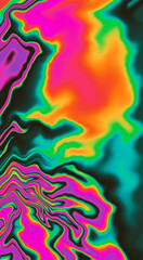 Abstract psychedelic background with rainbow smudges and stains, like on gasoline film. Vertical format for stories and posts.