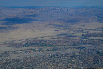 View of Palm Springs and Coachella Valley atop the San Jacinto Mountains