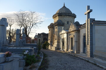 Fototapeta na wymiar Friedhof Mausoleum Madrid
