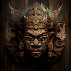 Balinese art carving