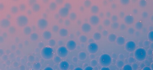 Floating blue bubbles underwater, background wallpaper concept