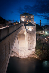 Mostar bridge in Bosnia and Herzegovina