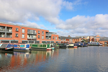 Boats in Worcester Canal Basin	