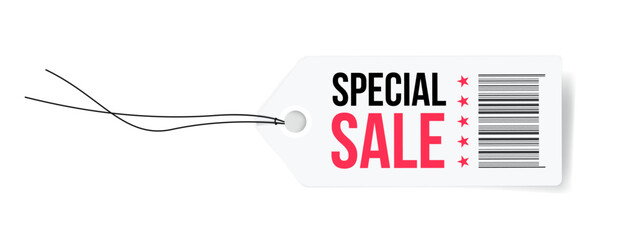Special Sale Shopping Vector Label