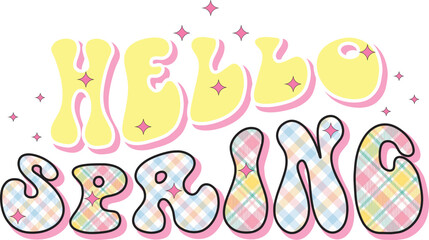 Retro easter day sublimation design