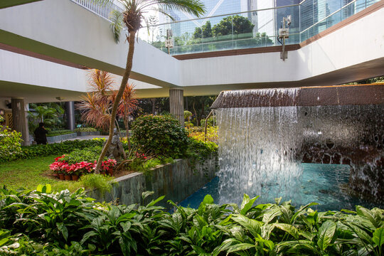 Part of Chater garden  close to building