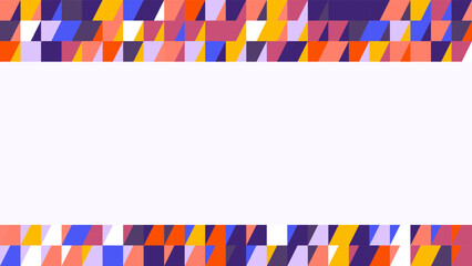 abstract modern mid century colorful geometrical design
