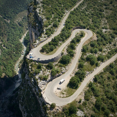 Fototapeta premium route des crêtes, gorges du verdon