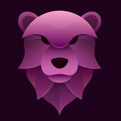 Amimal bear logo