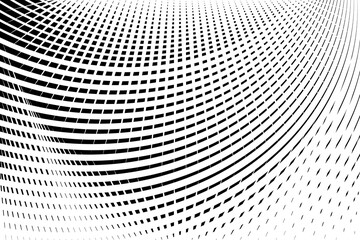abstract halftone dots and lines background, vector texture