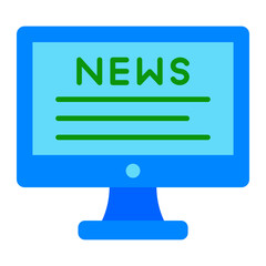 Tv Monitor Flat Icon