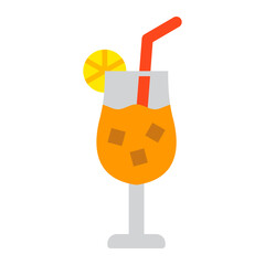 Cocktail Flat Icon