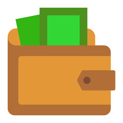 Wallet Flat Icon